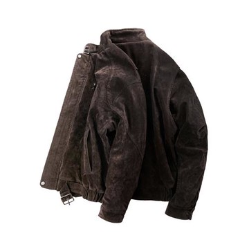 MUSONMU潮牌連帽外套男秋冬季棉服韓版休閑帽衫短款大碼加厚夾克