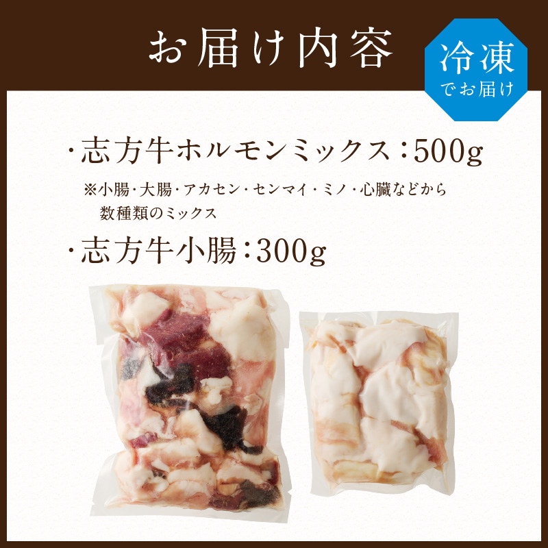 ホルモンミックス500g＋小腸300g