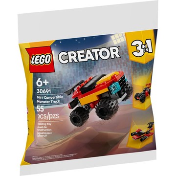 【樂高丸】樂高 LEGO 30691 迷你敞篷怪獸卡車｜Polybag