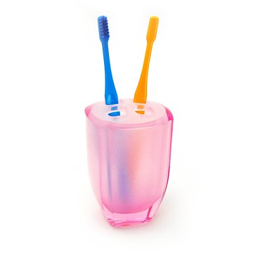 霧面壓克力牙刷架-粉色 #2114