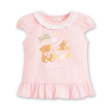 甜蜜午茶可愛動物短袖上衣 (吸濕排汗+抗UV)