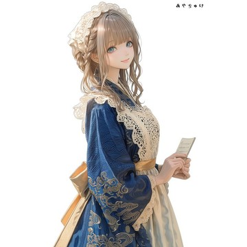 【9 月新品】07-142-0009 人物貼紙 幻想復古浪漫喫茶