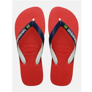 havaianas 哈瓦士 巴西人字拖 男款 Top mix 紅底夾心藍白帶 涼鞋 夾腳拖 海灘鞋【南風百貨】