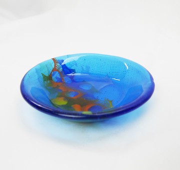 F1-4 海底世界的彩虹(是盤具, 也是擺飾)_12.5cm 直徑