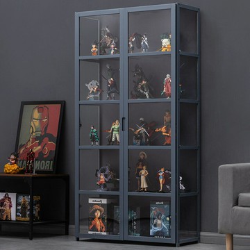 台灣公司貨 免運 可開票 手辦展示柜樂高亞克力展示架煙柜化妝品玻璃柜臺產品擺件陳列柜子