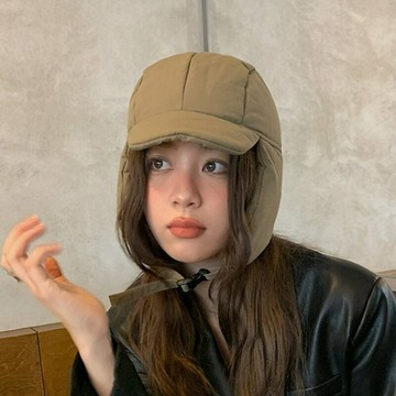 ??原宿鋪棉護耳雷鋒帽 雷鋒帽 護耳帽 賞雪帽 衝鋒帽 保暖帽 秋冬帽 毛帽