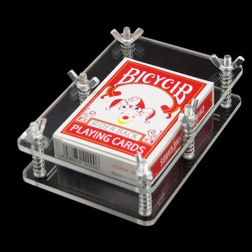 撲克水晶壓牌器 撲克盔甲 撲克玩家必備配件 魔術道具【TW.Magic】
