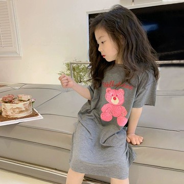 粉絲激推❤️女童睡裙莫代爾2026女寶寶睡裙夏季薄款小女孩家居服卡通可愛睡衣HUI6