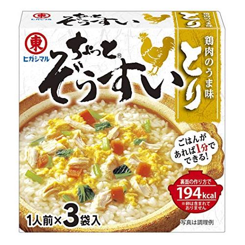 ヒガシマル醤油　ちょっとぞうすい(とり)3P×10個