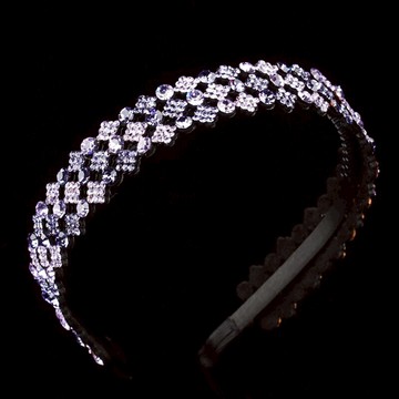 發卡發箍寬邊帶齒防滑韓國簡約百搭大氣頭箍女壓發水鉆頭飾發飾品