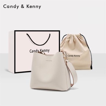 (免運)官網Candy&Kenny包包女生日禮物2025新款簡約水桶包通勤單肩挎包
