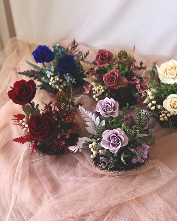 永生乾燥花暖心鳥巢 情人節禮物 溫馨 質感 獨家設計