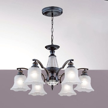 E27鄉村風吊燈六燈 B102-81-22824