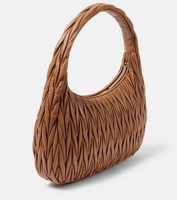 Miu Miu Wander Medium matelassé leather shoulder bag