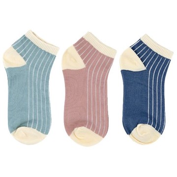 VOLA 維菈織品 消臭1／4撞色襪(22cm-24cm)1雙入 1／4短襪 款式可選 台灣製【小三美日】除臭專家