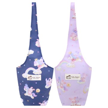 【uma hana】台灣製造雲彩小馬隨身水壺/水瓶/飲料防水的多用杯套(水壺袋/飲料杯袋/咖啡杯袋/防水包)