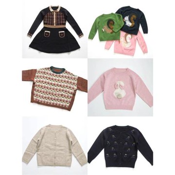 （多款匯總）小眾輕~奢 童裝新季手工縫制 美利奴羊毛 羊絨 針織