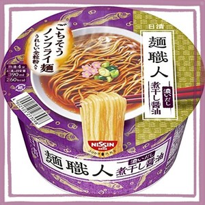 日清食品 日清麺職人 濃いだし 煮干し醤油 87G ×12個