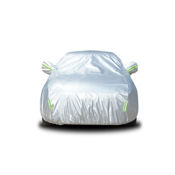 防曬罩/防塵套 快速到貨三層加厚拉桿式鋁膜車衣(2入組)