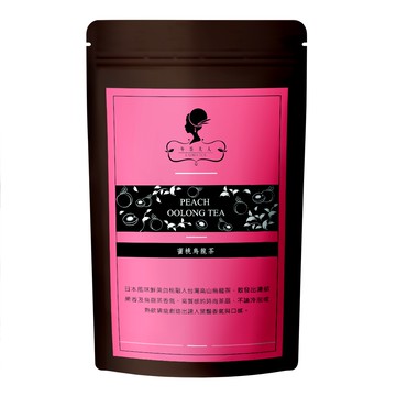 午茶夫人 蜜桃烏龍茶包 台灣高山烏龍茶 0.4大卡 PET三角茶包  2.5g  8包  1袋