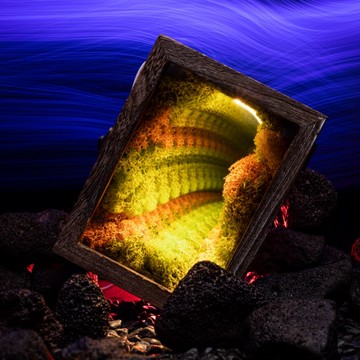 生野造物深淵苔蘚無盡氛圍燈夜燈桌面擺件節日生日圣誕禮物裝飾品