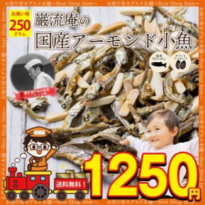 アーモンド小魚 国産 アーモンドフィッシュ 小魚 アーモンド ナッツ 250g カルシウム おつまみ 家飲み 美味しい 人気 ポイント消化 送料