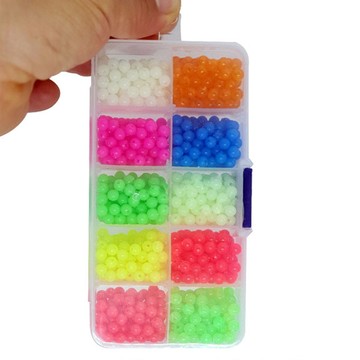 DIY釣魚釣組珠 + 收納盒套組  5mm  1組