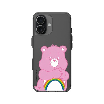 iPhone 17 Clear (相機按鈕) 酷墨灰 - Care Bears - Cheer Bear