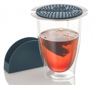 【Simple Zone】德國AdHoc-附底座夾茶包杯蓋組 TA02