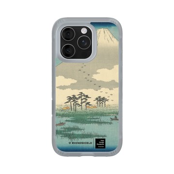 iPhone 16 Pro AirX 流變灰 - Van Gogh Museum - 吉原：富士沼澤中漂浮島嶼之野 - 歌川廣重