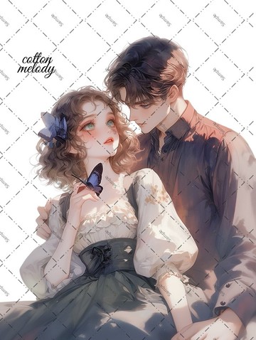 原廠貼紙 no.1698 人物貼紙 原創貼紙 人物貼紙 少女貼紙 原創人物貼紙