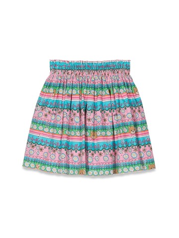 moschino patterned skirt
