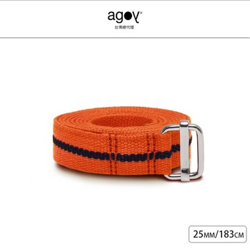 【agoy】25mm瑜伽繩183cm 夕陽橘_廠商直送