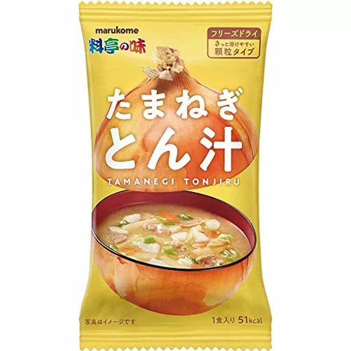 マルコメ フリーズドライ 顆粒 料亭の味 とん汁 即席味噌汁 1食10個