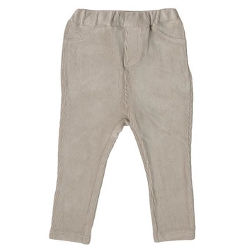 akachan honpo - 10分經典褲-燈心絨-灰色