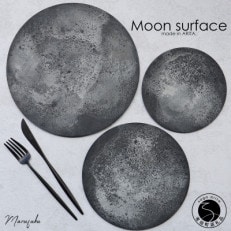 有田焼 moon surface plate(L M S)3枚セット A70-136