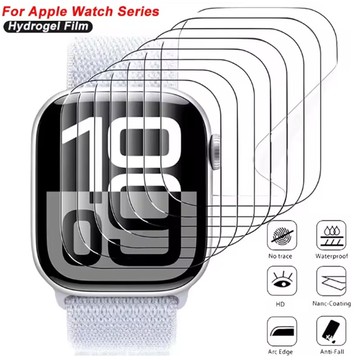 5PCS 軟屏保護水凝膠膜適用於 Apple Watch Ultra 3 2 1 49mm Series 11 10 4