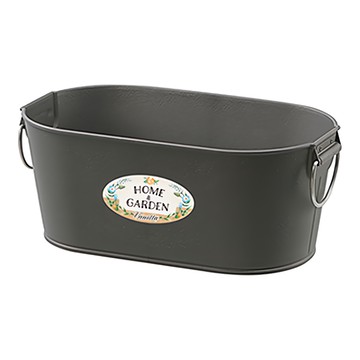 KEYWAY 聯府 香草仿鐵收納盒 IR50-1 L  1個  灰色