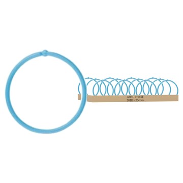 ABEL 力大牌 塑膠卡片環 67805 50個  25mm  1組