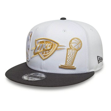 NEW ERA 男女 9FIFTY NBA 2025 RING CEREMONY 奧克拉荷馬雷霆  白 NE60850216