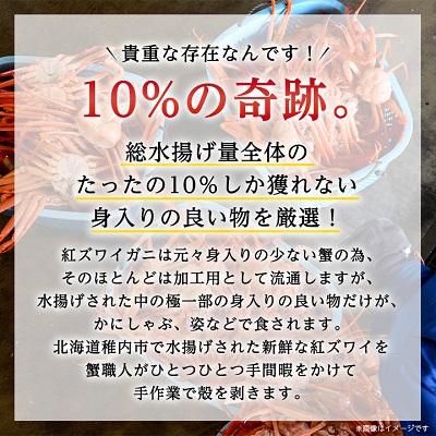 ふるさと納税 稚内市 稚内産　紅ズワイかにしゃぶセット(約1.5kg入)