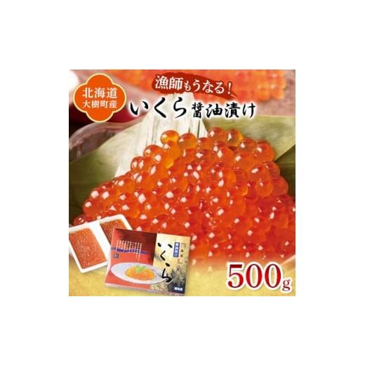 ふるさと納税 北海道 大樹町 北海道産 鮭いくら醤油漬け 計500g(250g×2パック)＜漁協直送＞