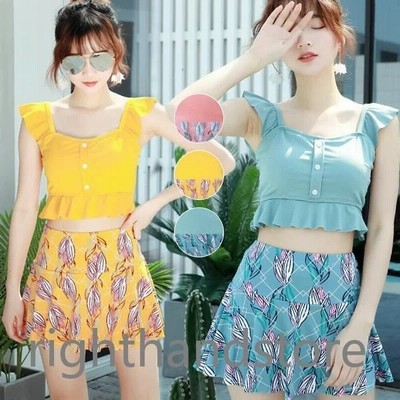 ヴィジョン ストリートウェア セパレート 水着 高校生 中学生 レディース 2点セット シンプル ビーチウエア 可愛い スイムウェア ぽっちゃり ママ 水着 女の子 小胸 着痩 通販 Lineポイント最大get Lineショッピング