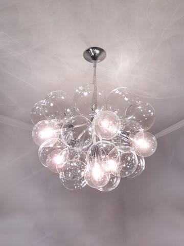 北歐燈具現代簡約客廳ins餐廳吊燈臥室兒童房創意個性玻璃泡泡燈