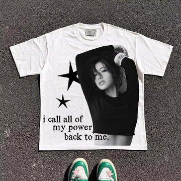 王有病工作室 重磅260G！嘻哈風日系休閑學院短袖T恤男女情侶裝