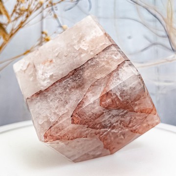 【紅膠花魔方擺件】風水擺件 招貴人 辦公室小物