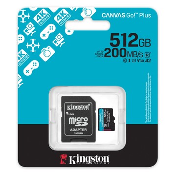 金士頓 Kingston 512GB 170MB/s U3 microSDXC UHS-I V30 A2 記憶卡 SDCG3/512GB