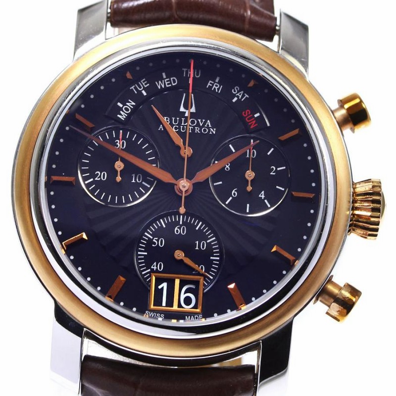 熱い販売 ☆保証書付き【BULOVA】ブローバ アキュトロン 65C109/C9671612 ブローバ