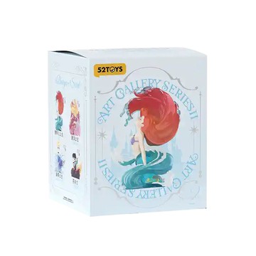 52TOYS 迪士尼公主系列藝術映畫二代盲盒手辦盒玩(單入隨機出貨)