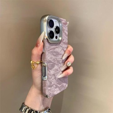 電鍍絨布雪山紋適用蘋果16promax手機殼15promax新款iPhone13高級感14創意12保護殼ip11防摔plus簡約超火男女